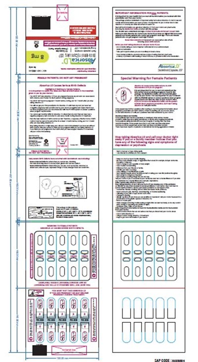 spl absorica LD wallet 8 mg